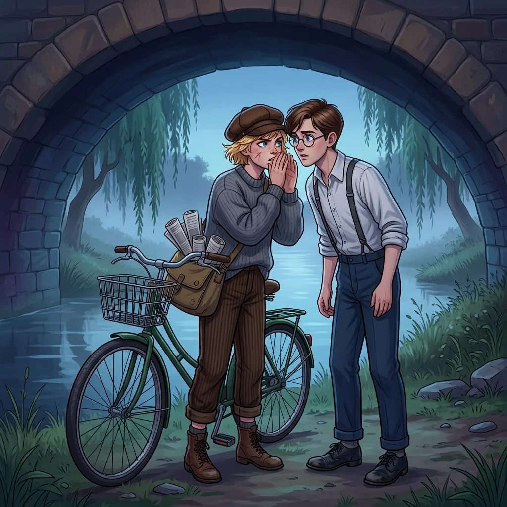 Illustration for: Meeting at the Canal