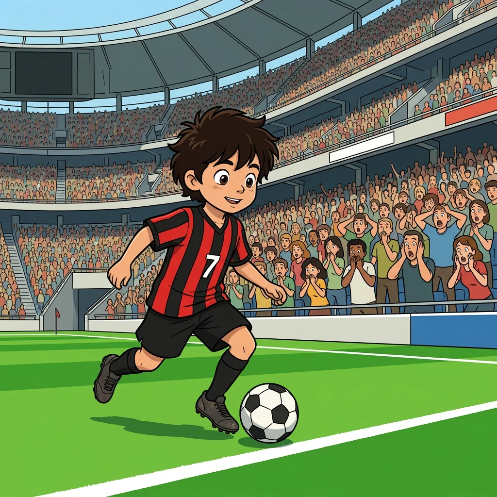 Illustration for: The Alien on the Pitch