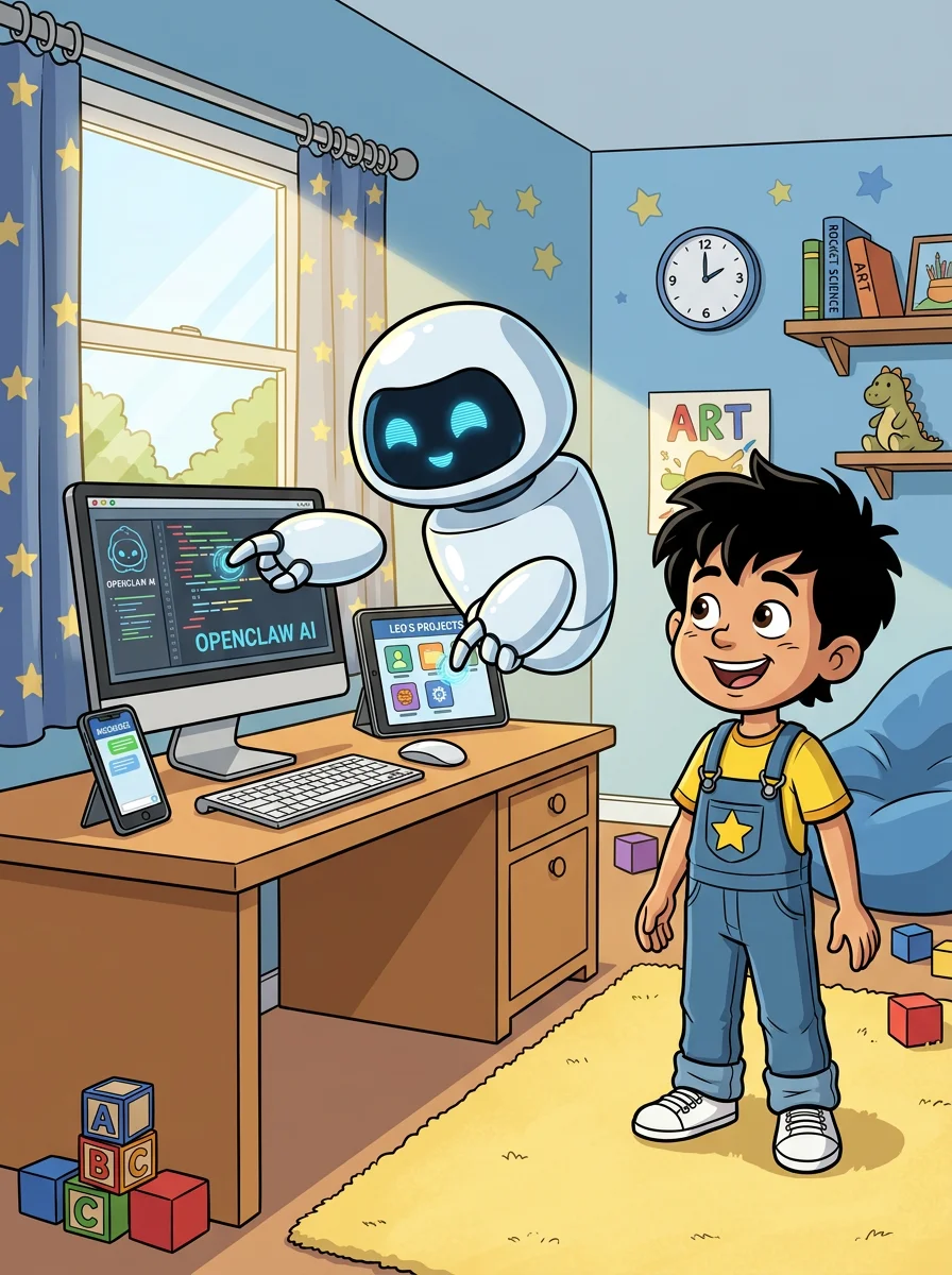 Illustration for: 神奇的AI朋友