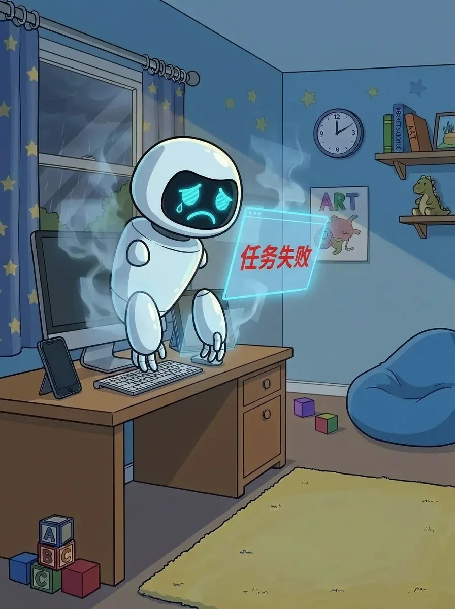 Illustration for: 任务失败