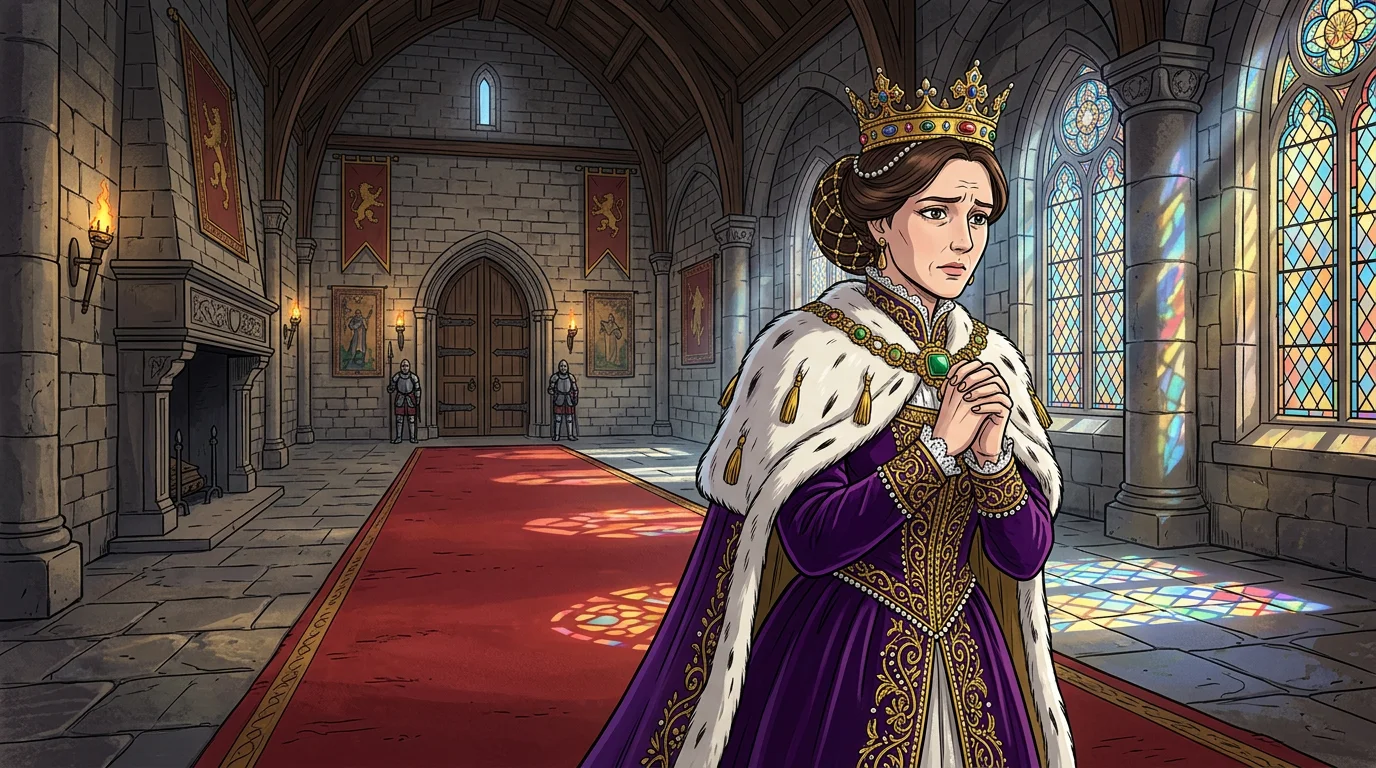 Illustration for: The Queen's Worry