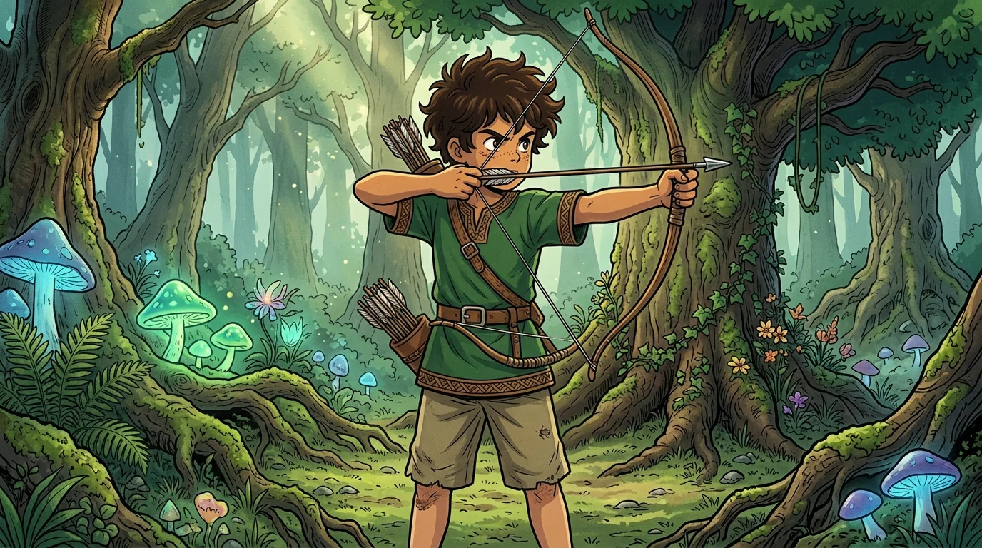 Illustration for: Drawing the Bow