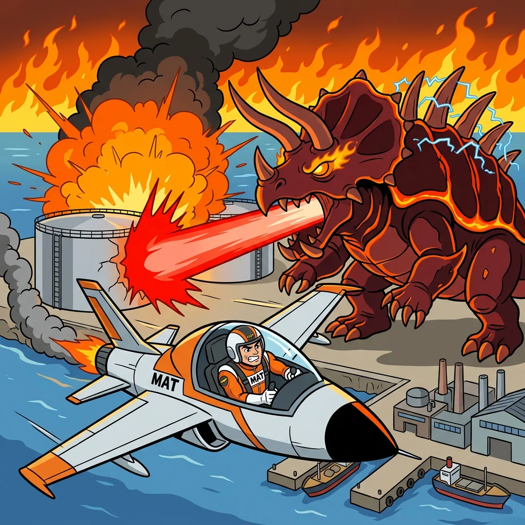 Illustration for: 赤红的热射线