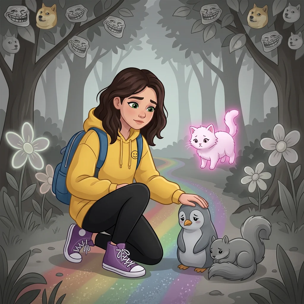 Illustration for: Sad Forest Friends
