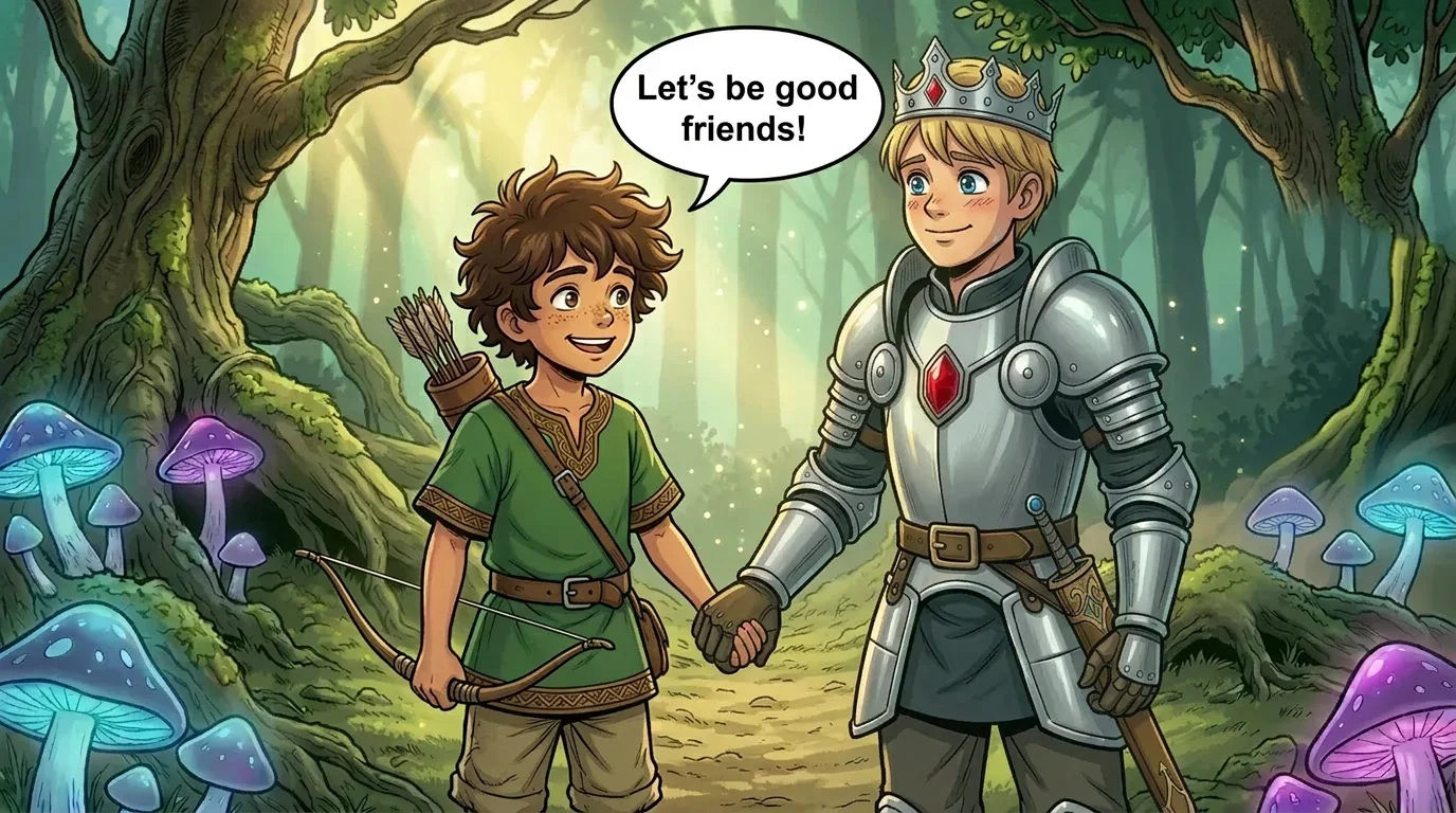 Illustration for: New Friends