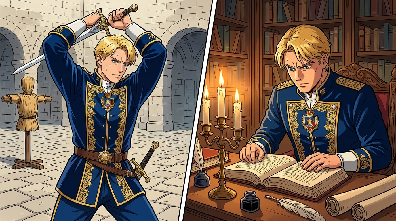 Illustration for: Diligent Study and Training