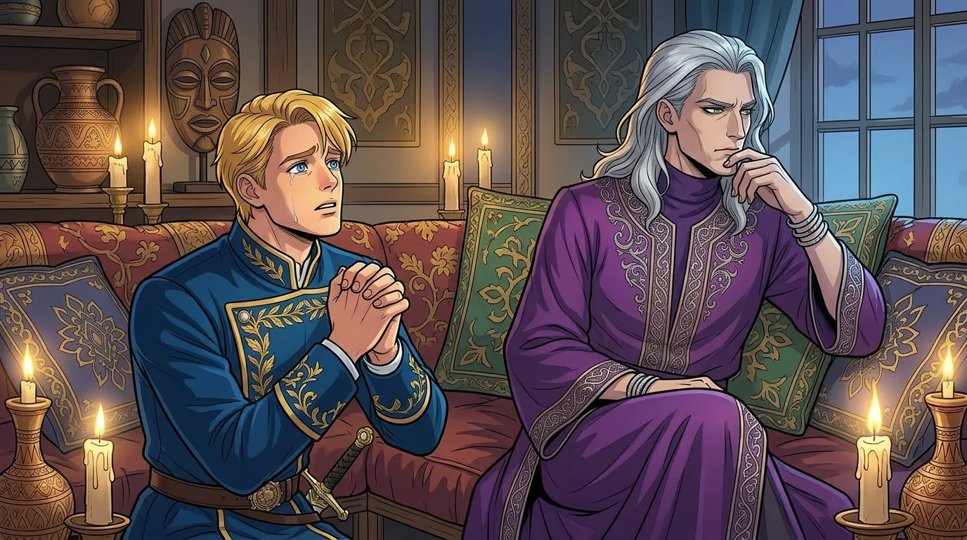 Illustration for: Uncle Edward's Hesitation