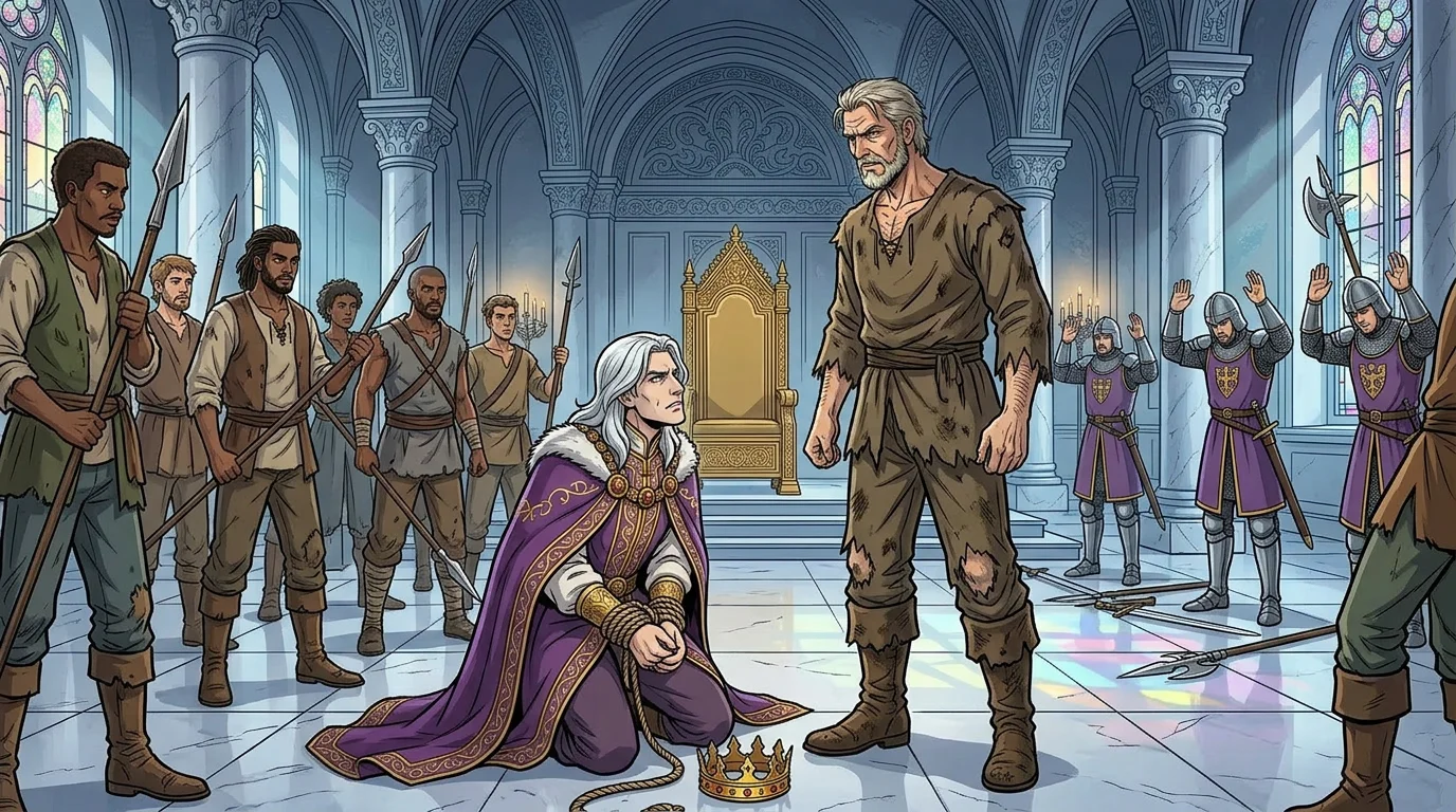 Illustration for: Justice Arrives