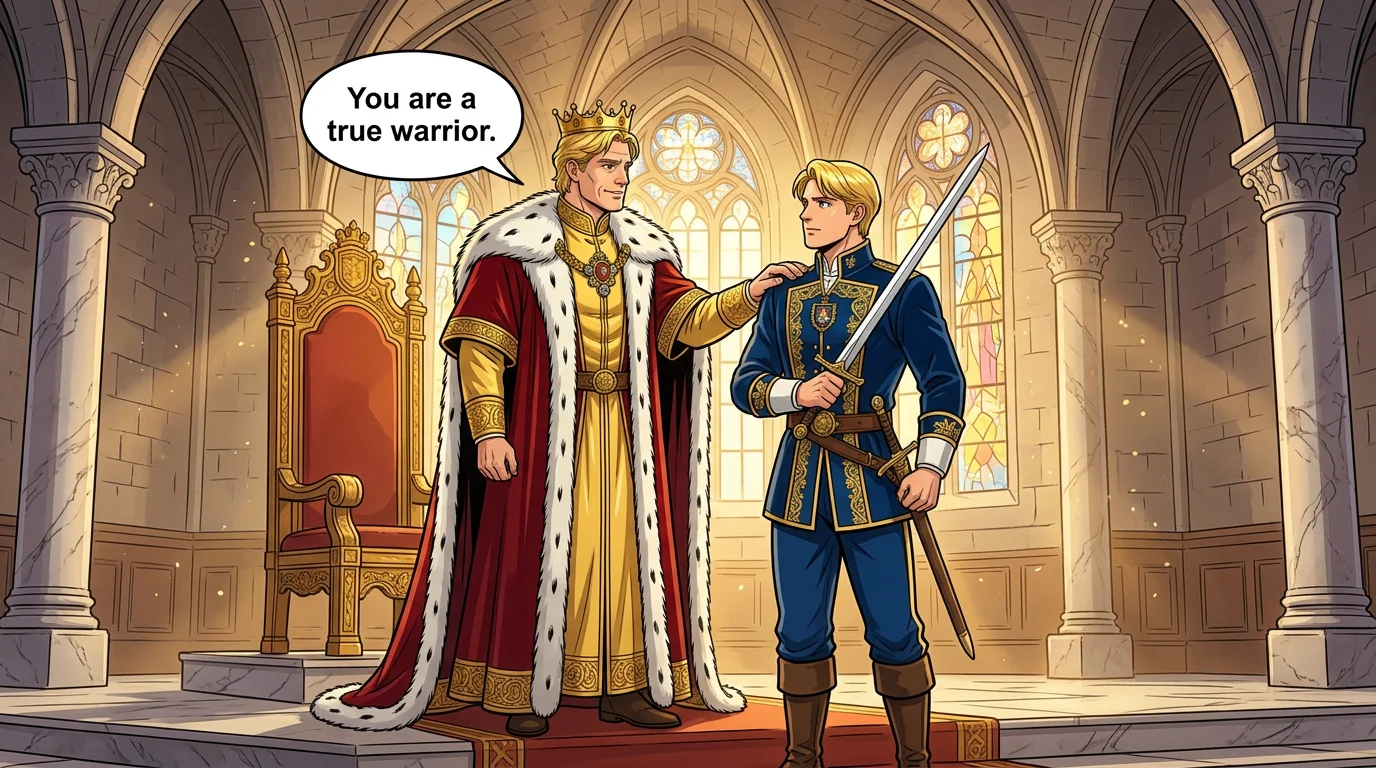 Illustration for: A True Warrior