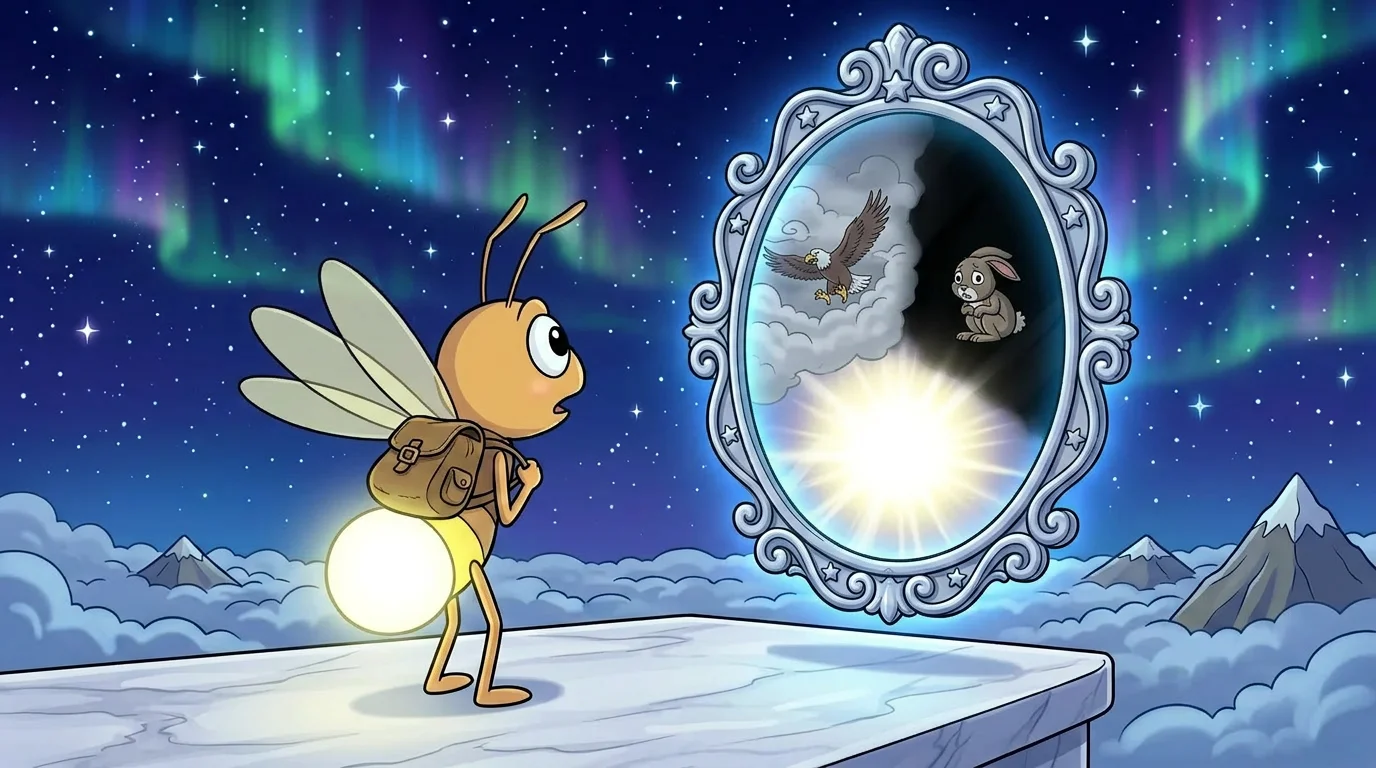 Illustration for: The Mirror's Answer