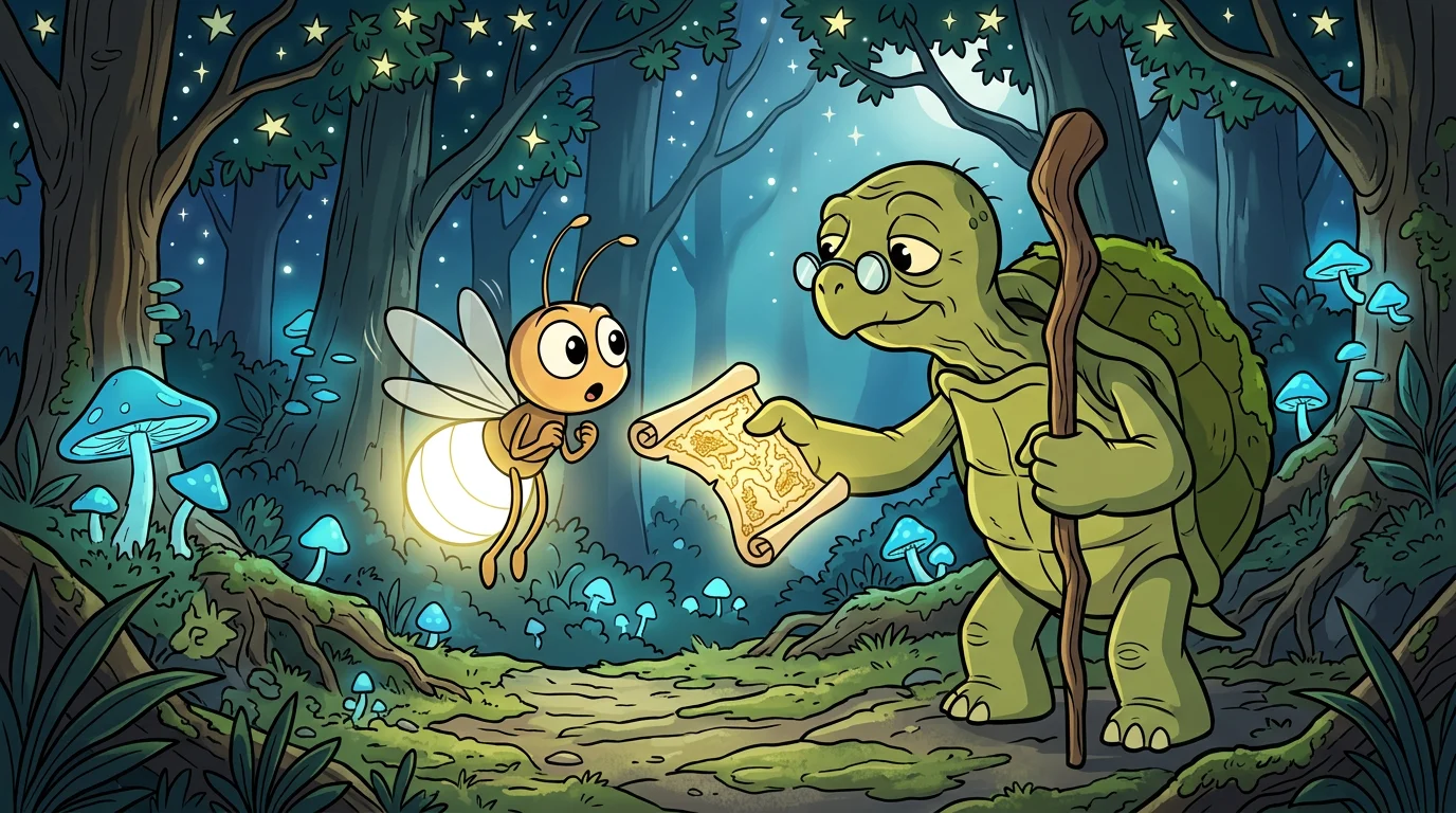 Illustration for: Old Turtle's Suggestion