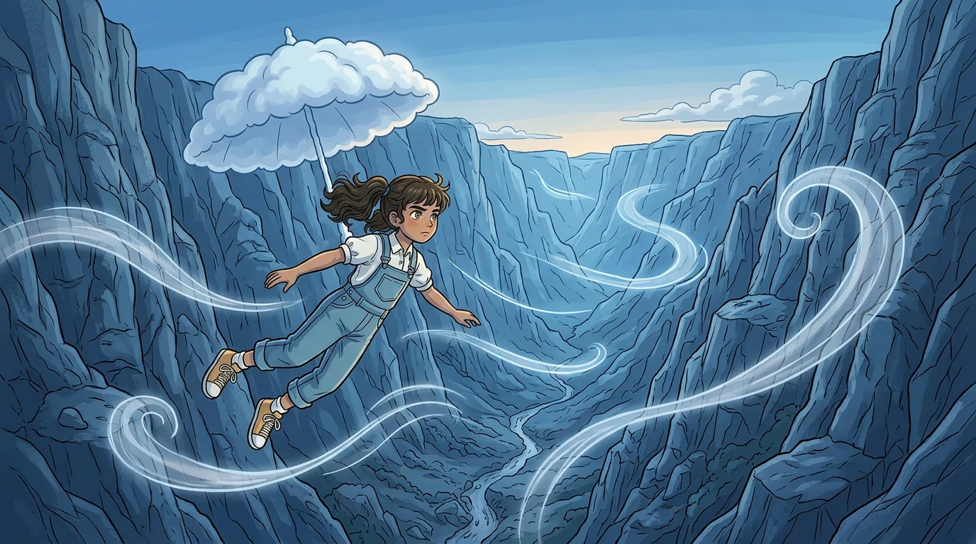 Illustration for: The Maze of Wind Valley