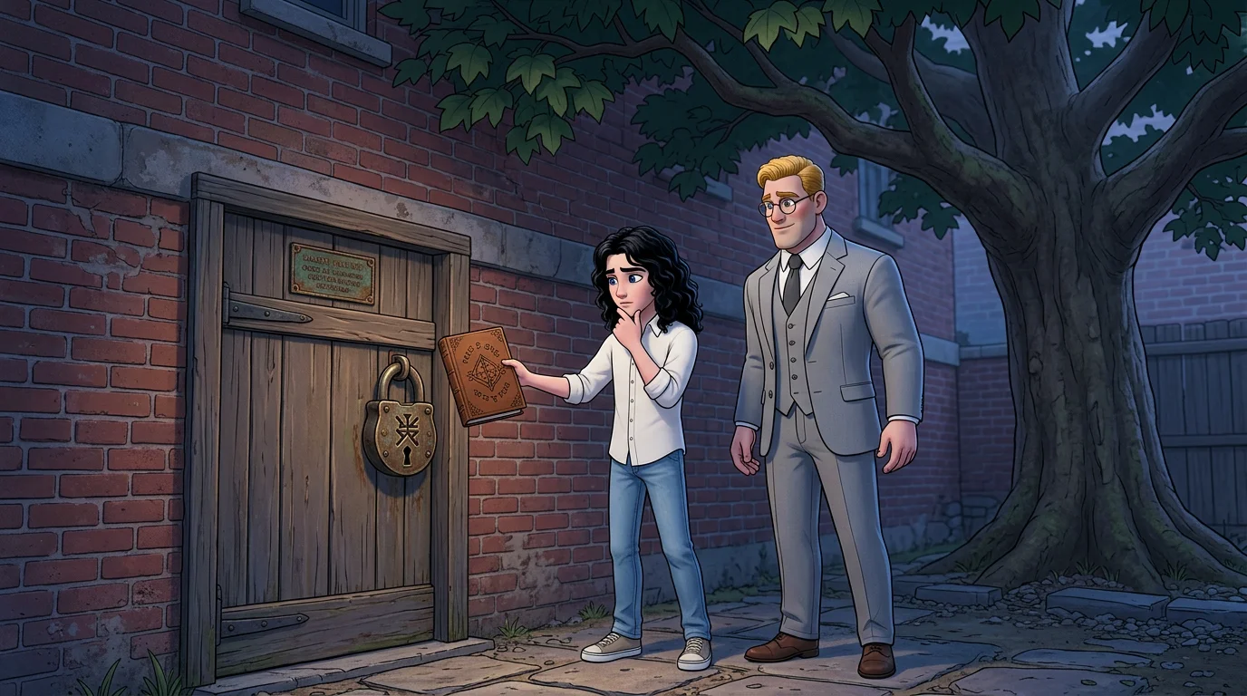 Illustration for: The Mysterious Lock