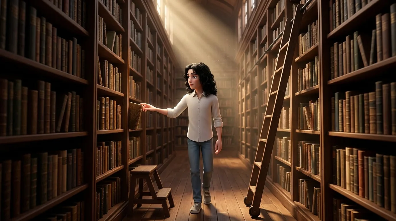 Illustration for: The Silent Library