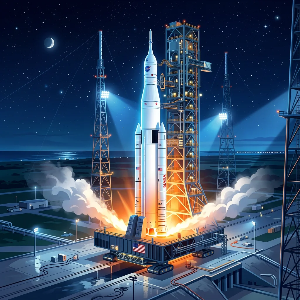 Illustration for: The Tall Rocket