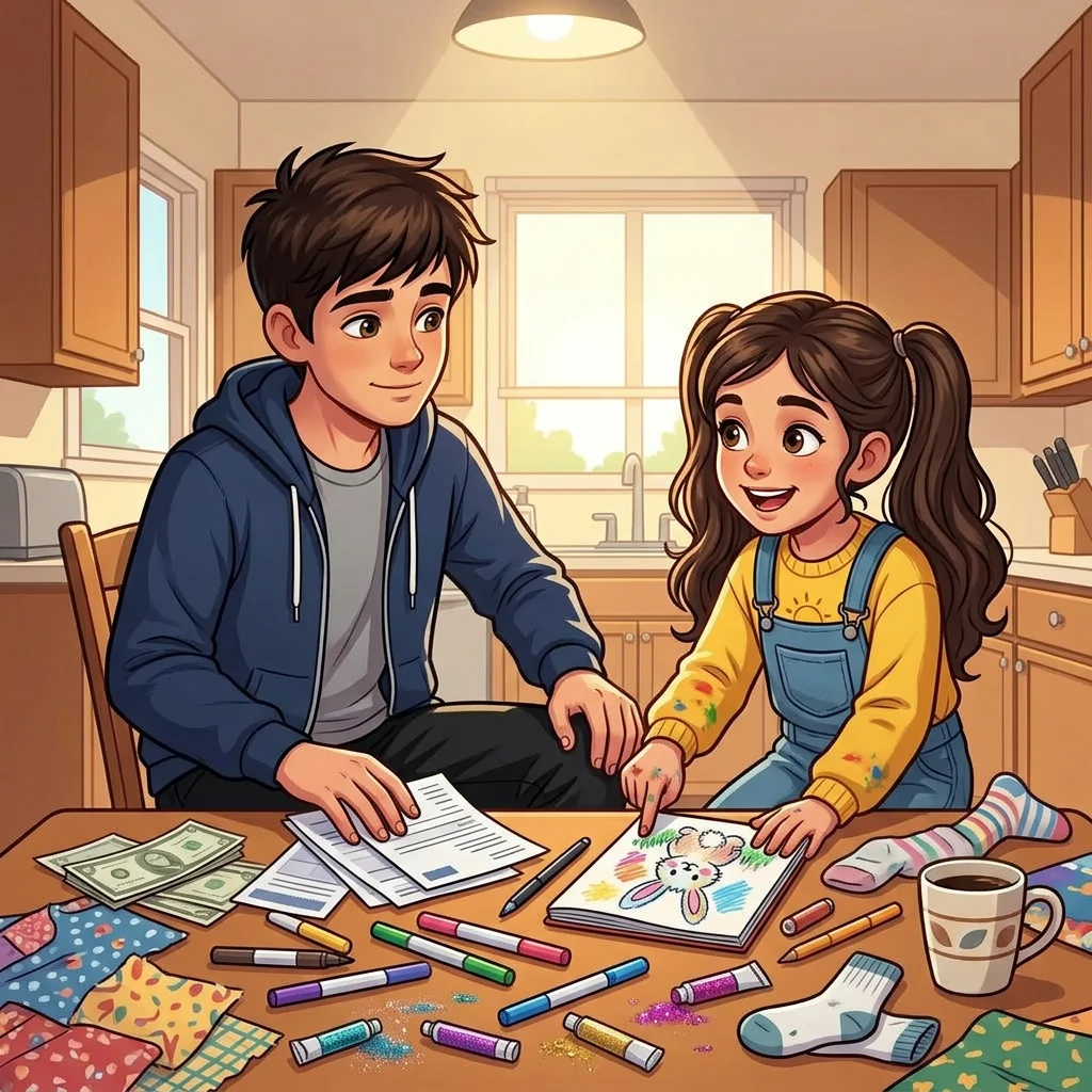 Illustration for: The Moon Bunny Idea