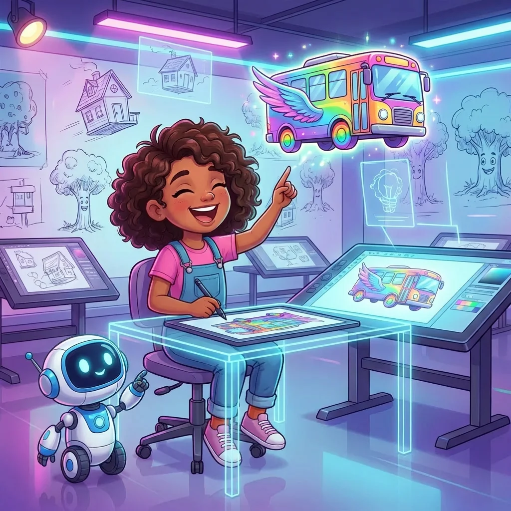 Illustration for: The Magic Drawing Table