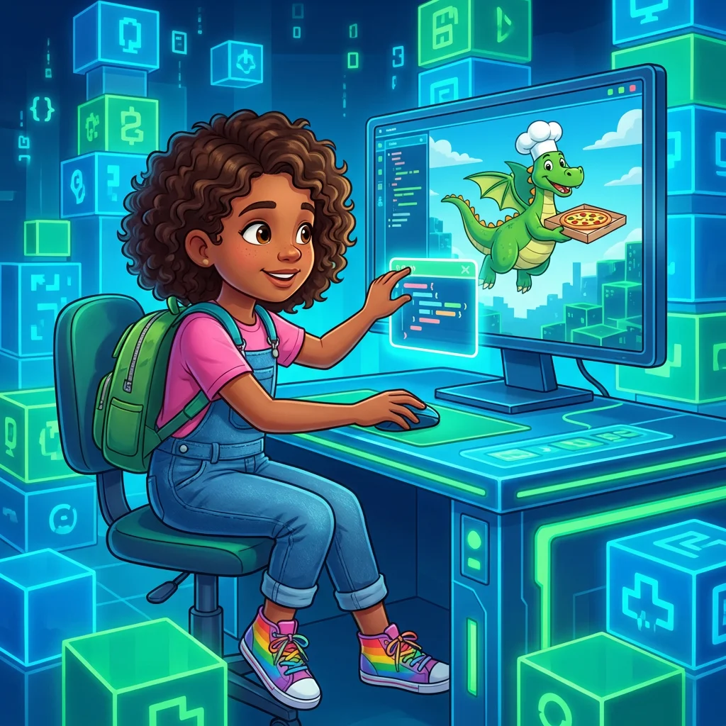 Illustration for: Dragon Pizza Delivery