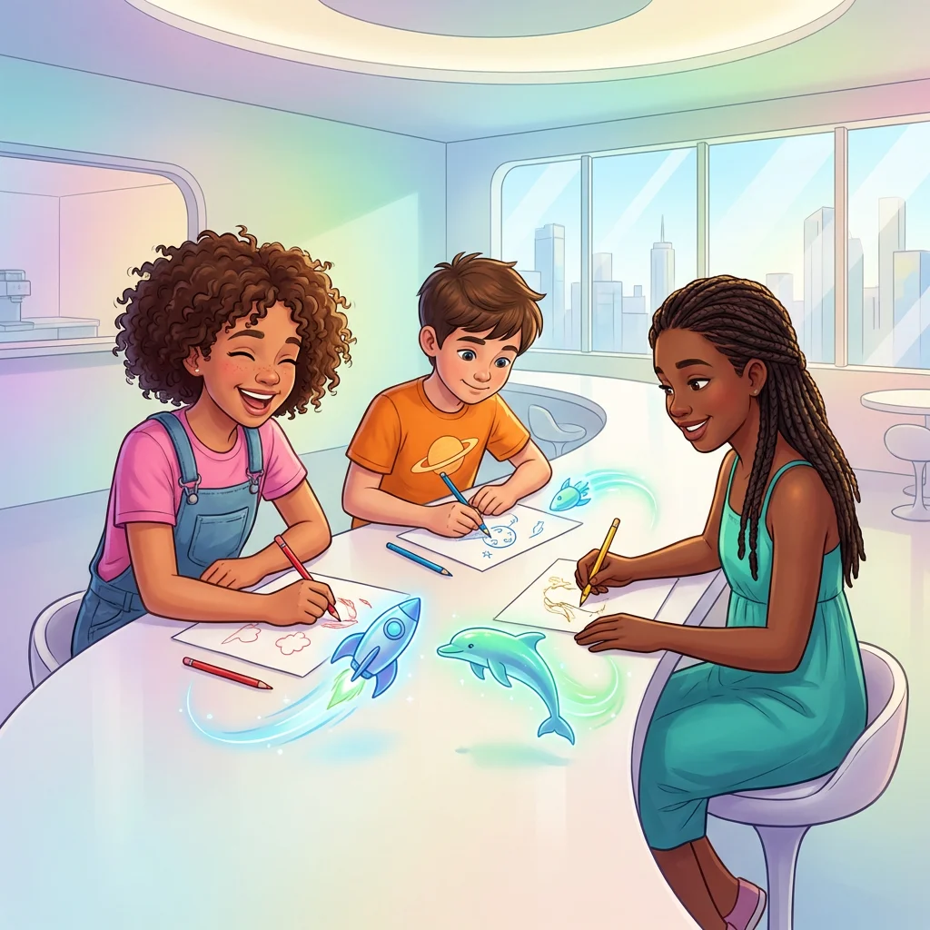 Illustration for: Drawing Together