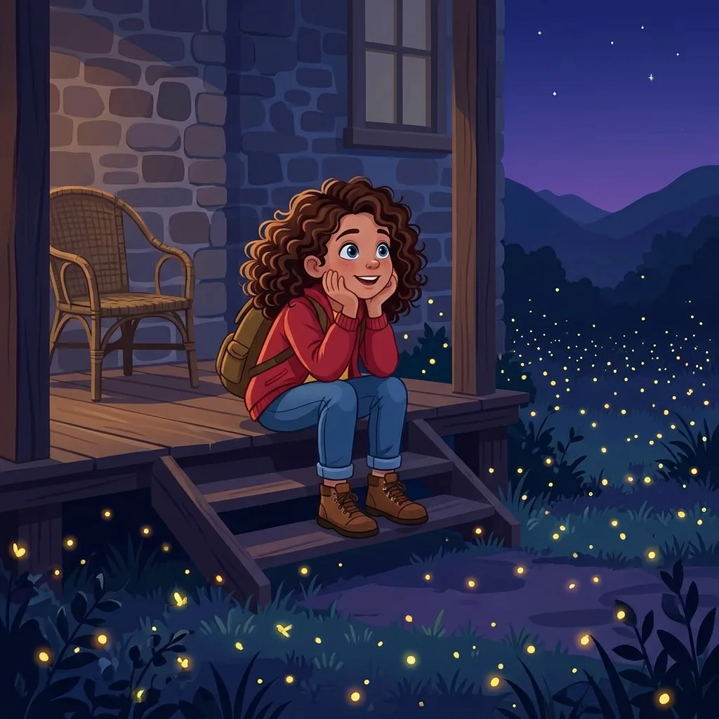 Illustration for: Watching the Fireflies