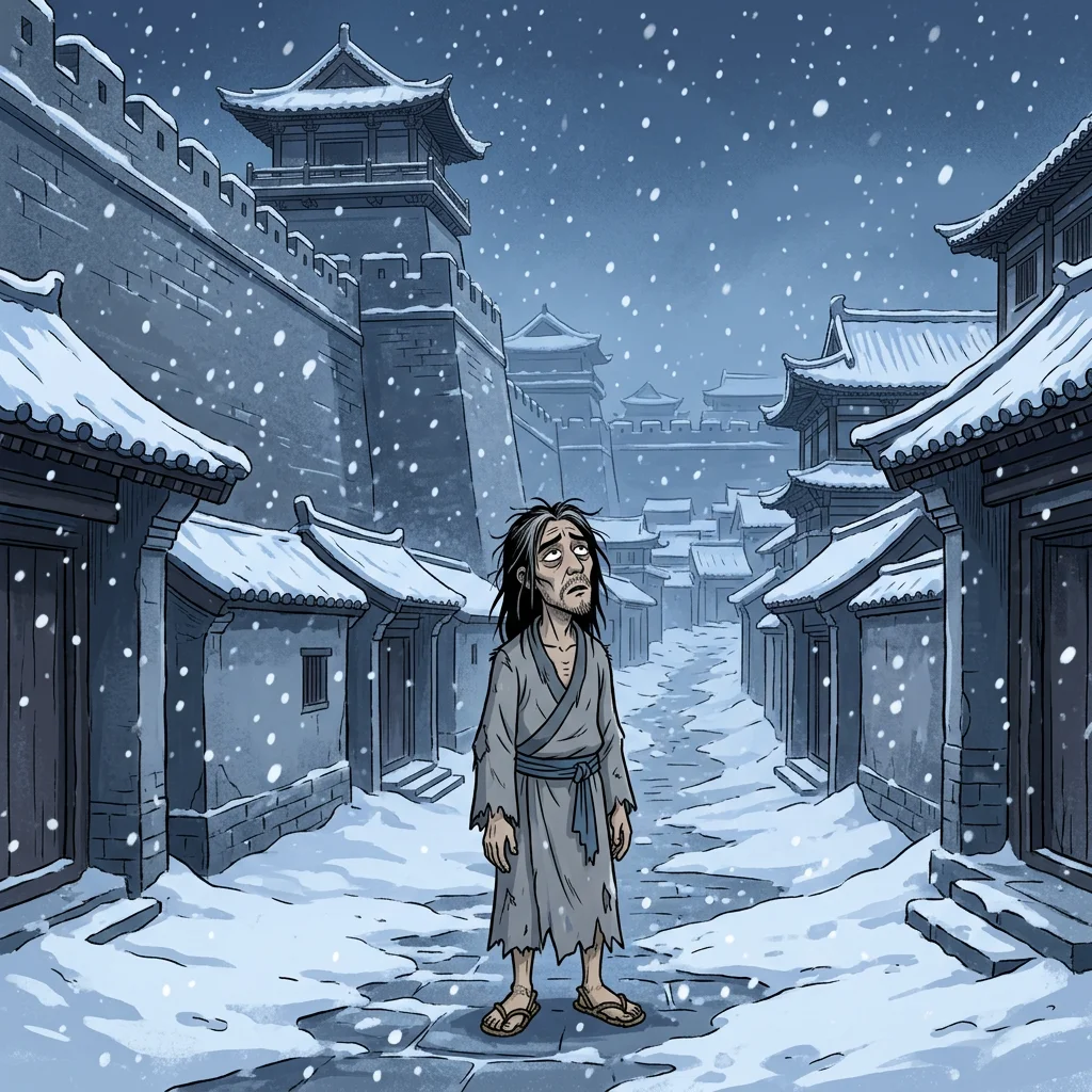 Illustration for: 雪落长安