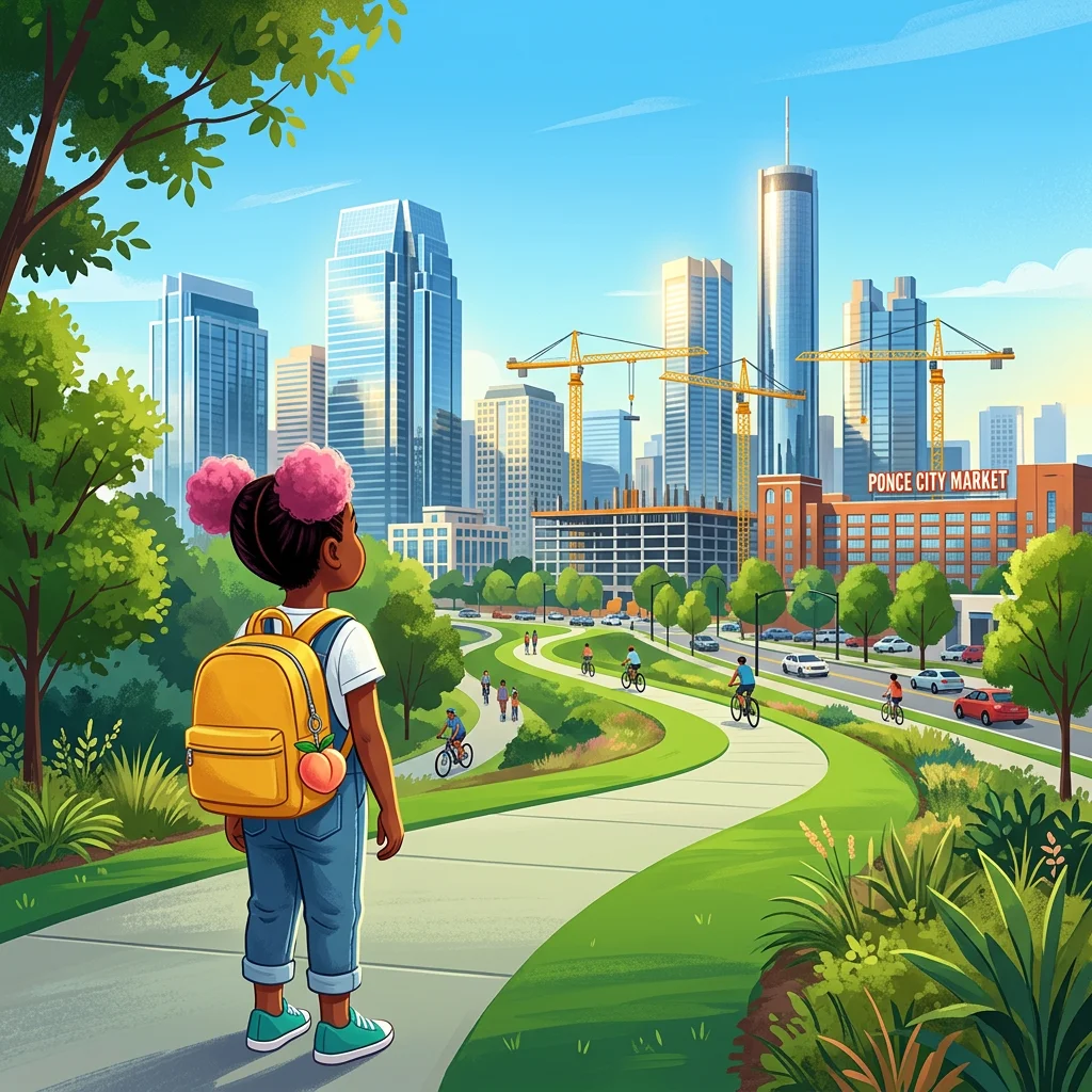 Illustration for: A City Reaching for the Clouds