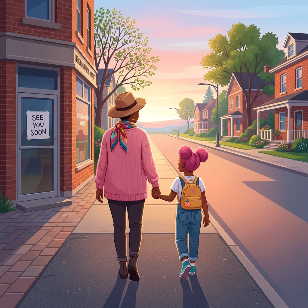 Illustration for: The Changing Neighborhood