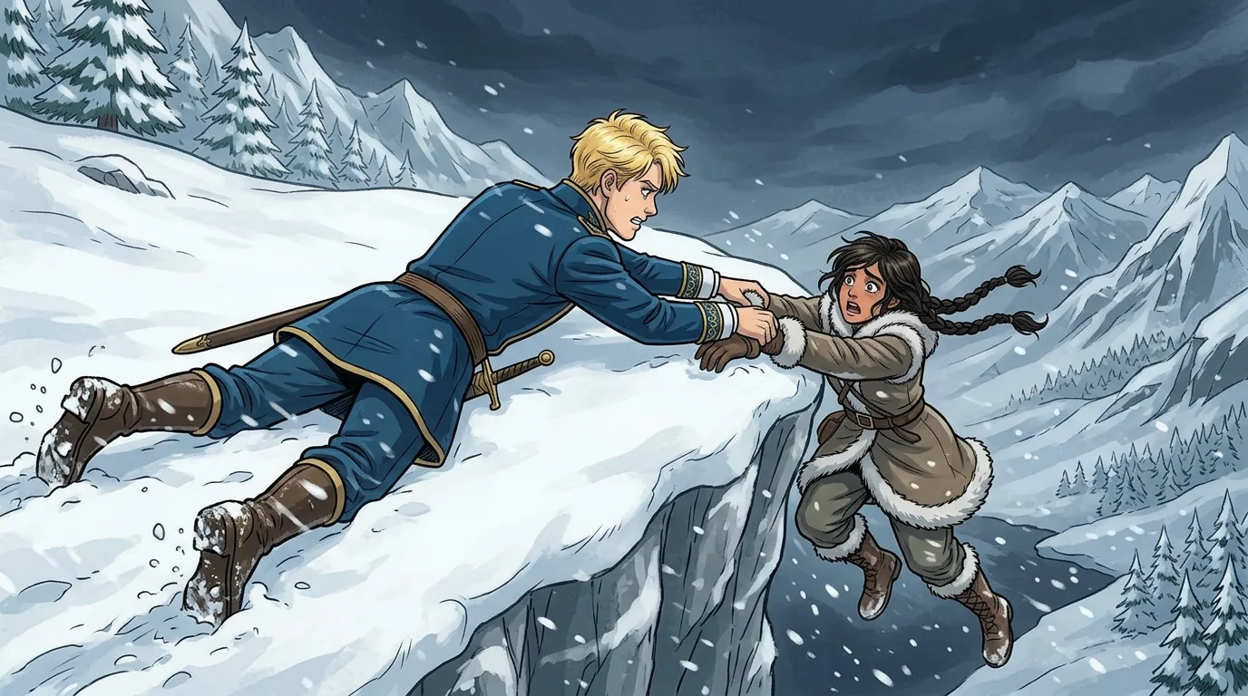 Illustration for: The Heroic Rescue
