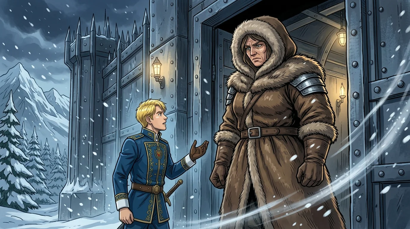Illustration for: The Suspicious Guard