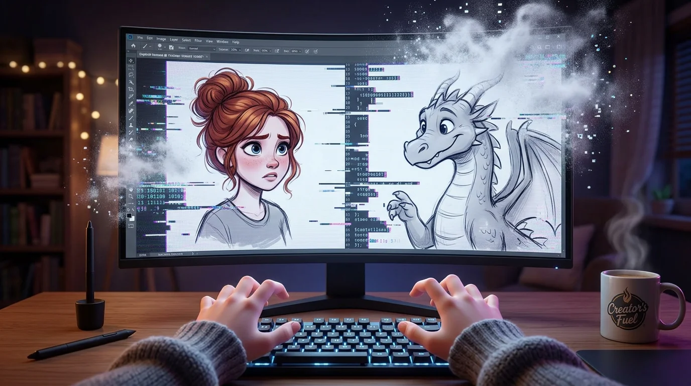 Illustration for: The Fading Sketches