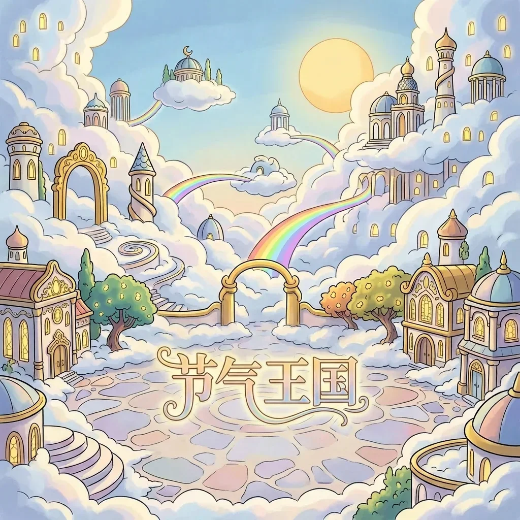 节气王国的一年 kids picture book cover