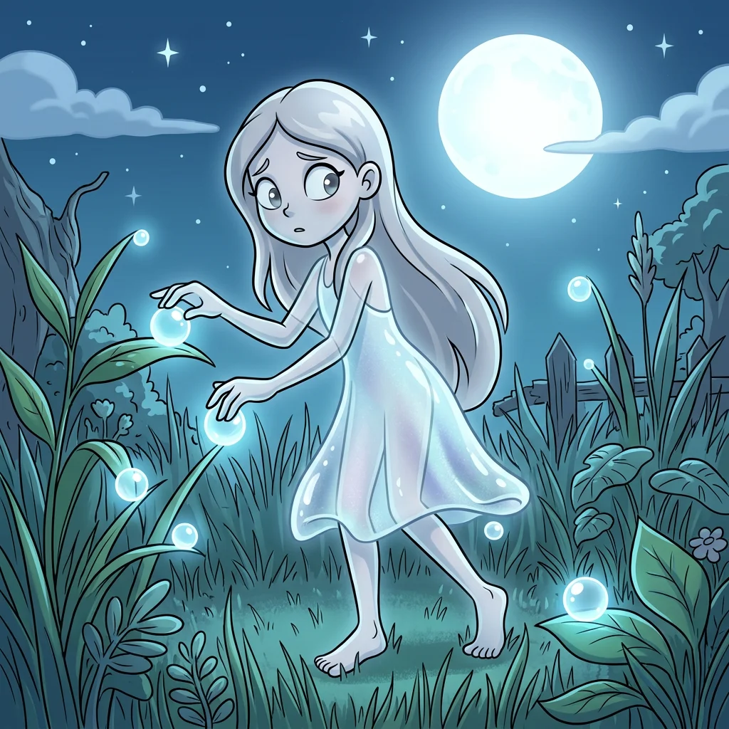Illustration for: 白露的露珠