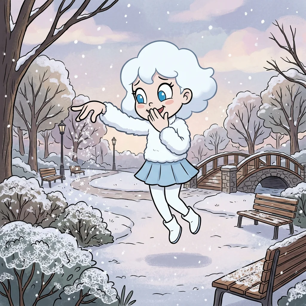 Illustration for: 腼腆的小雪