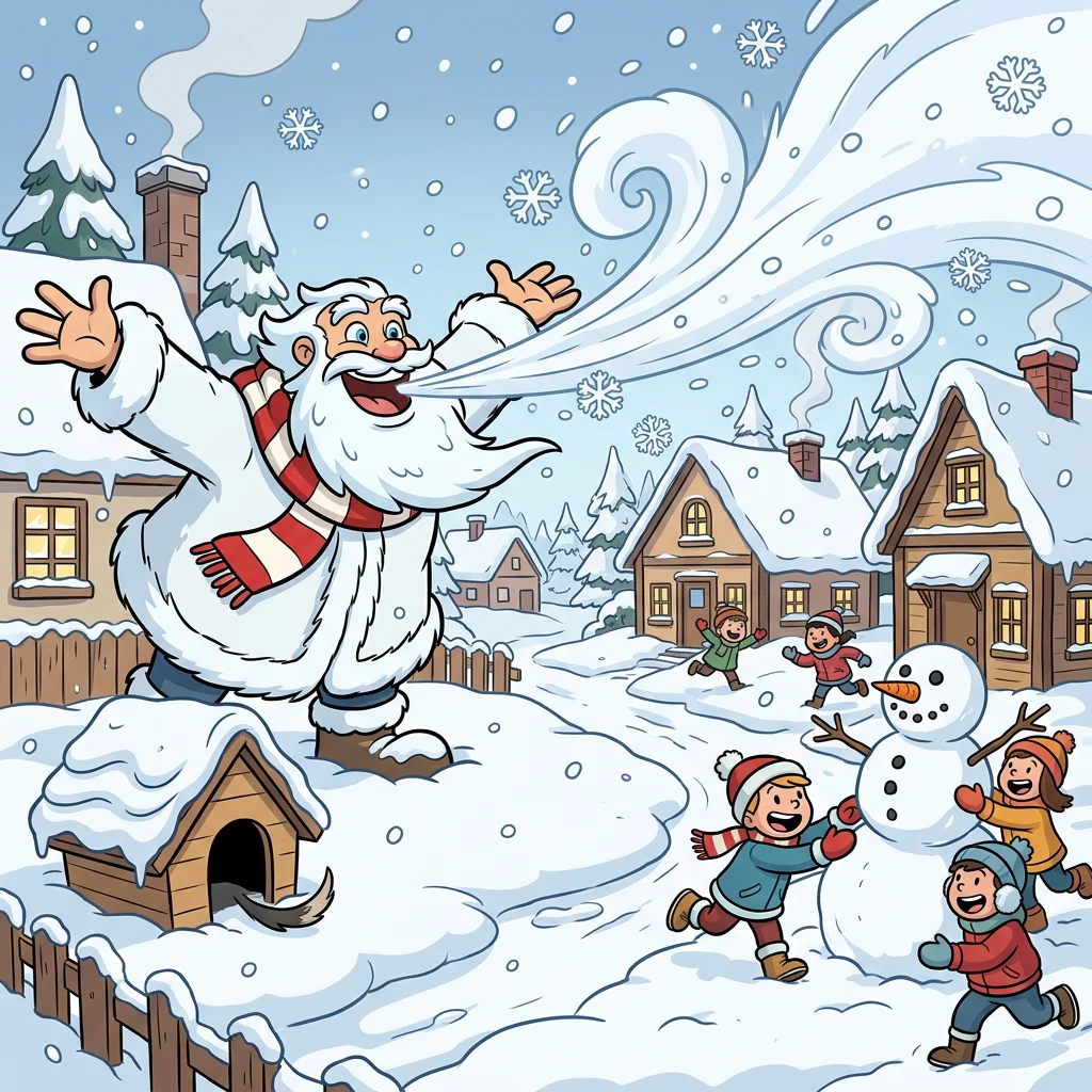 Illustration for: 大方的大雪