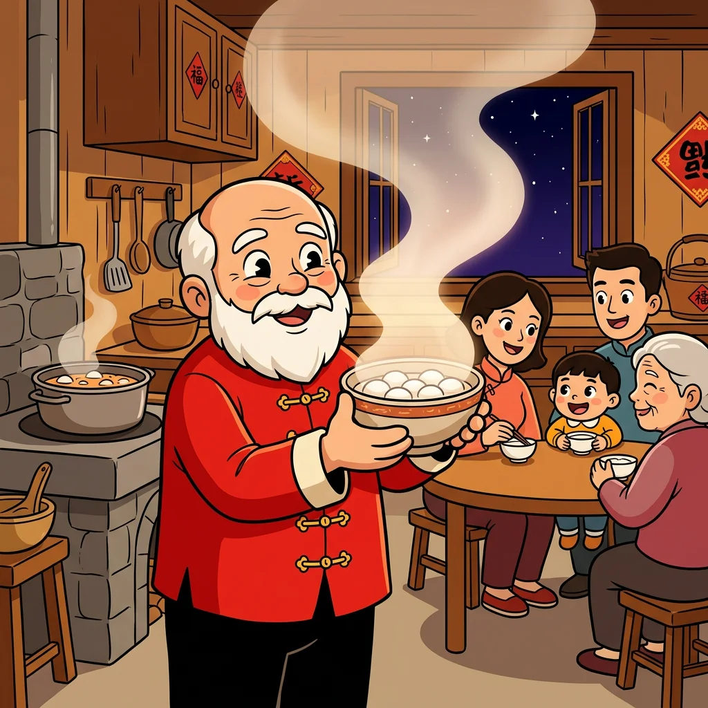 Illustration for: 冬至的汤圆