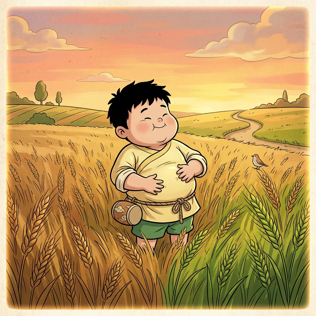 Illustration for: 小满是个小胖子