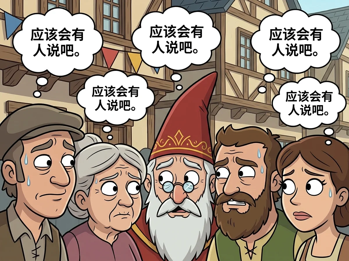 Illustration for: 为什么不说？