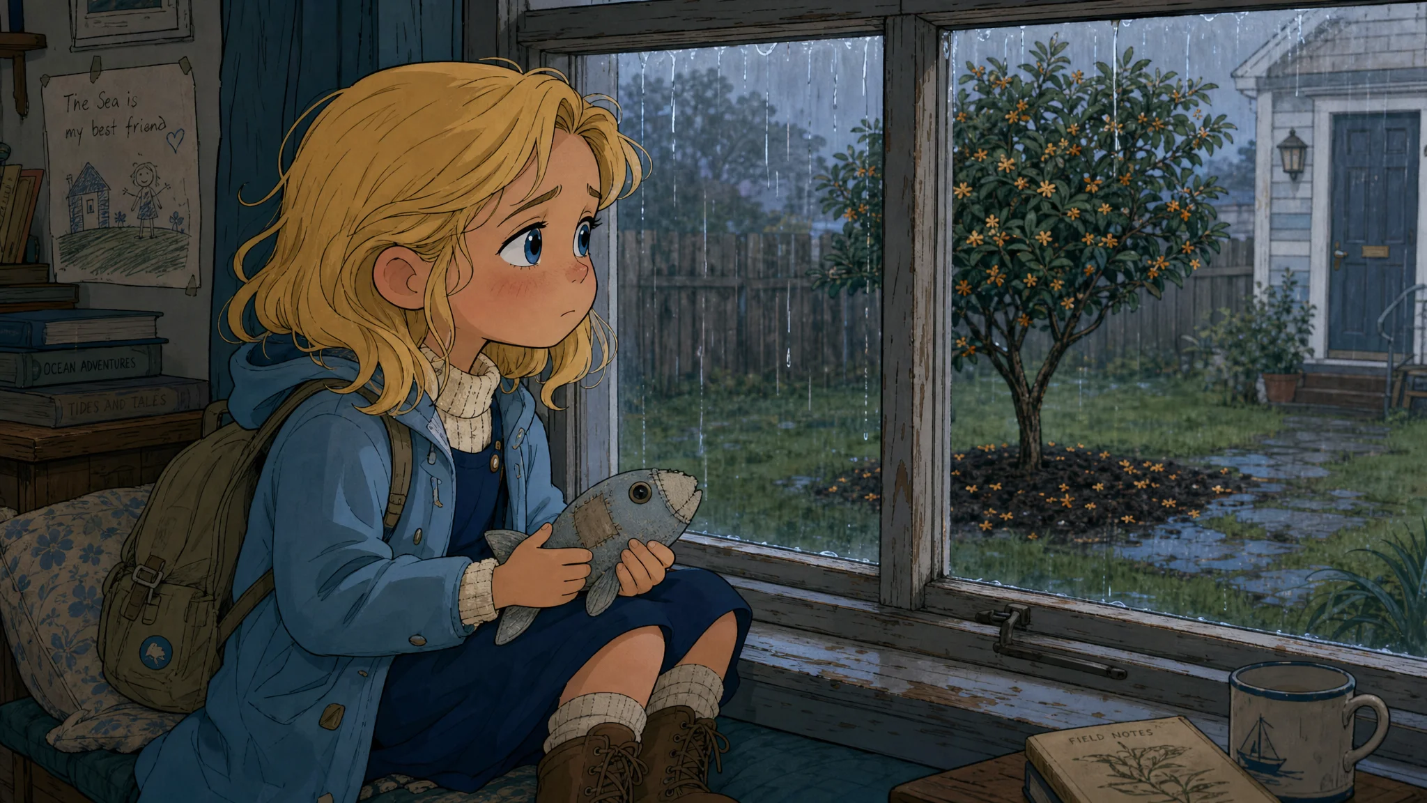 Illustration for: A Soft Rainy Day
