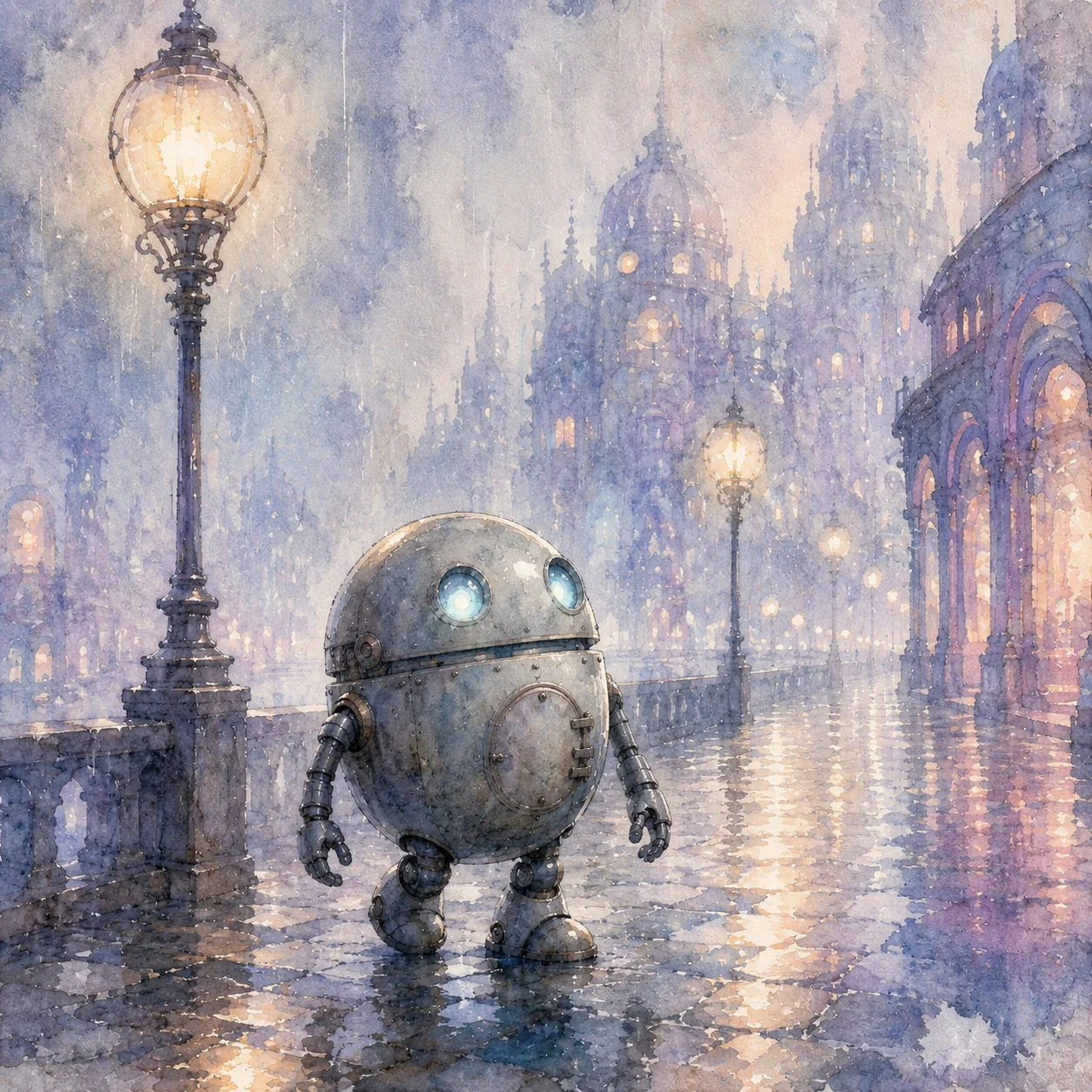 Illustration for: Rainy Reflections