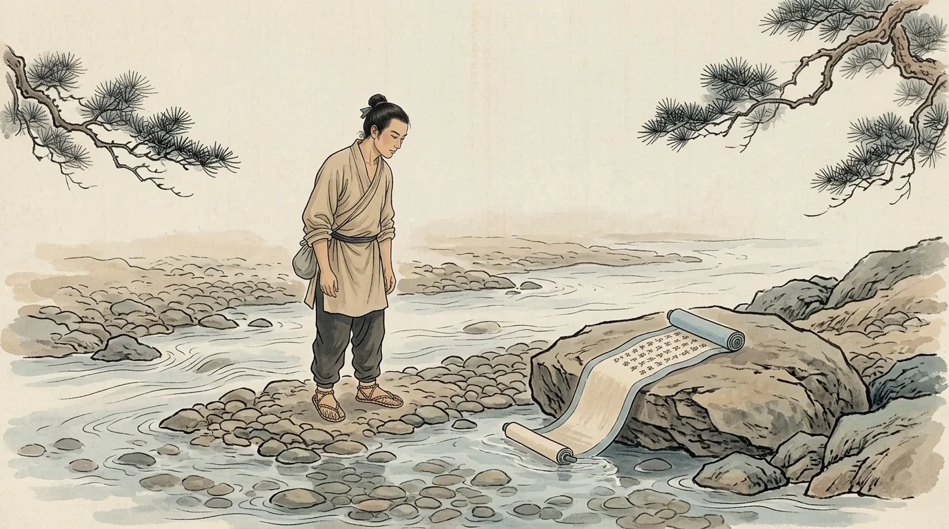 Illustration for: 流淌的河水