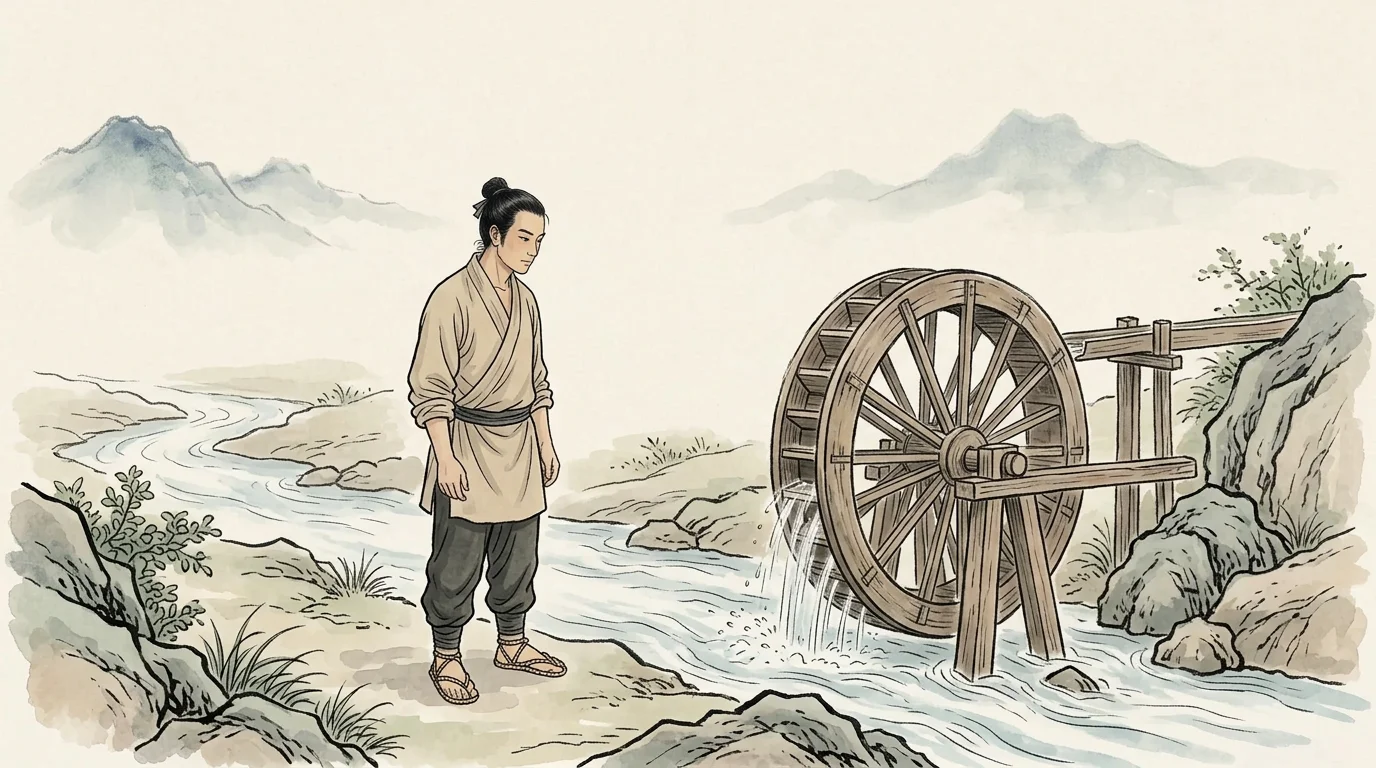 Illustration for: 柔弱的流动