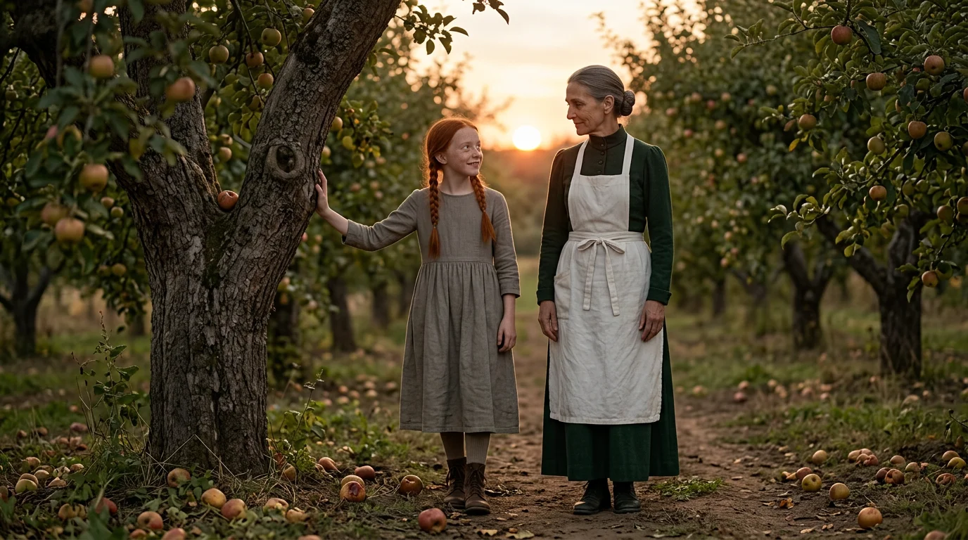 Illustration for: In the Orchard
