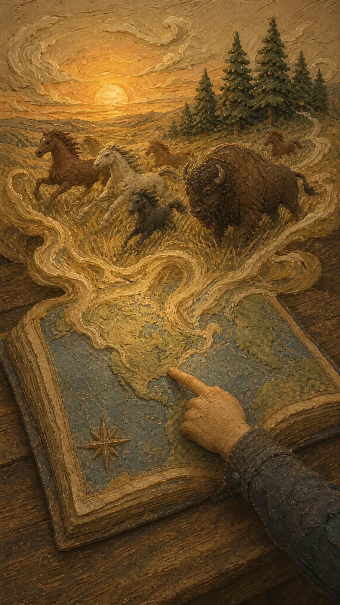 Illustration for: The Map Comes Alive