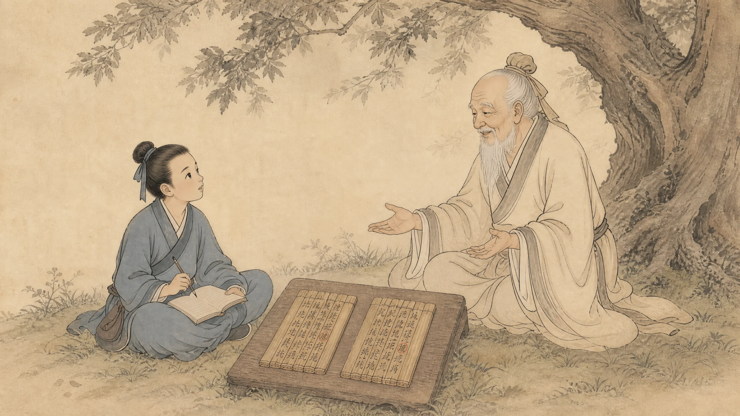 Illustration for: 抄写中的秘密