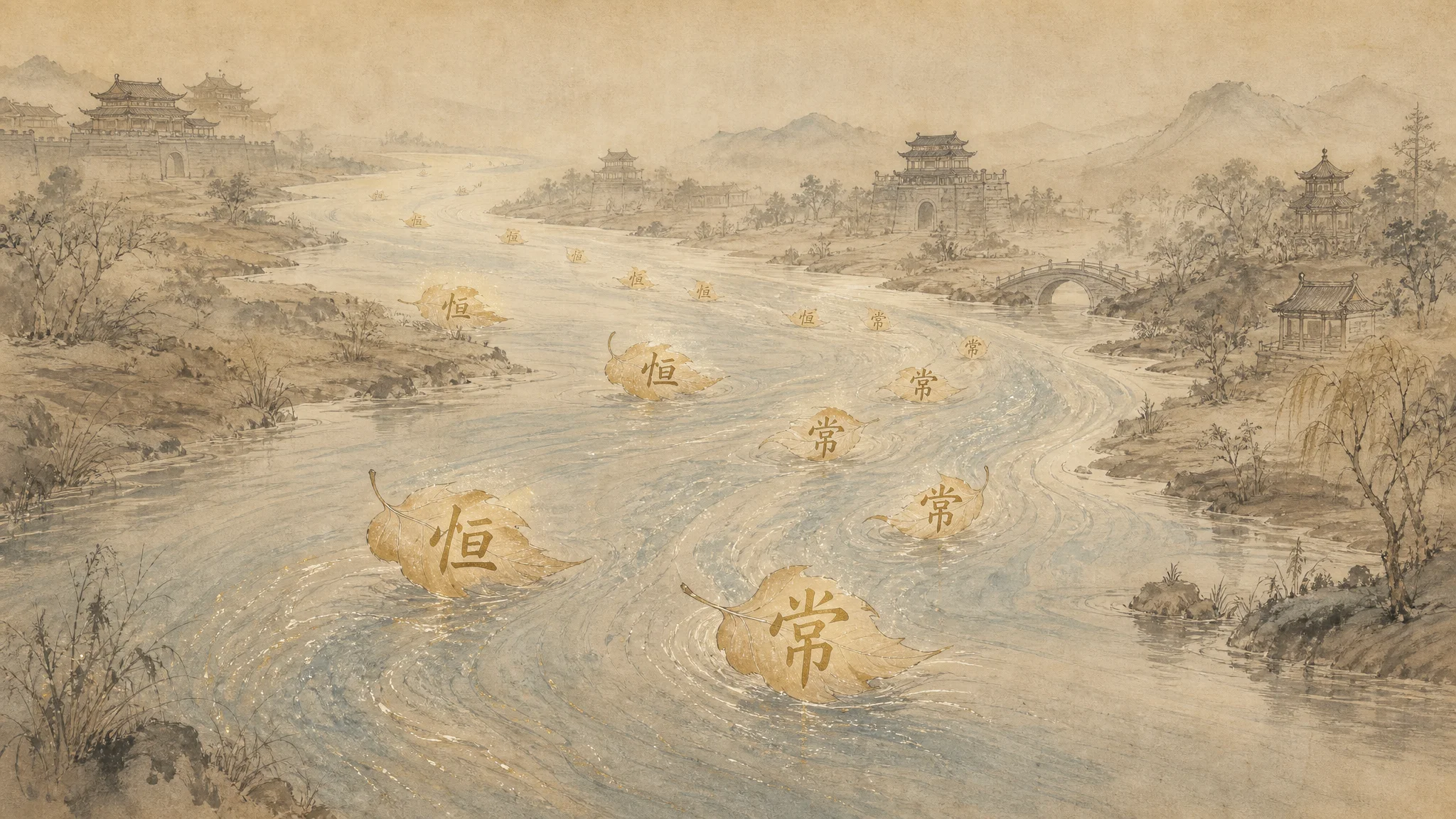 Illustration for: 像河水一样流过