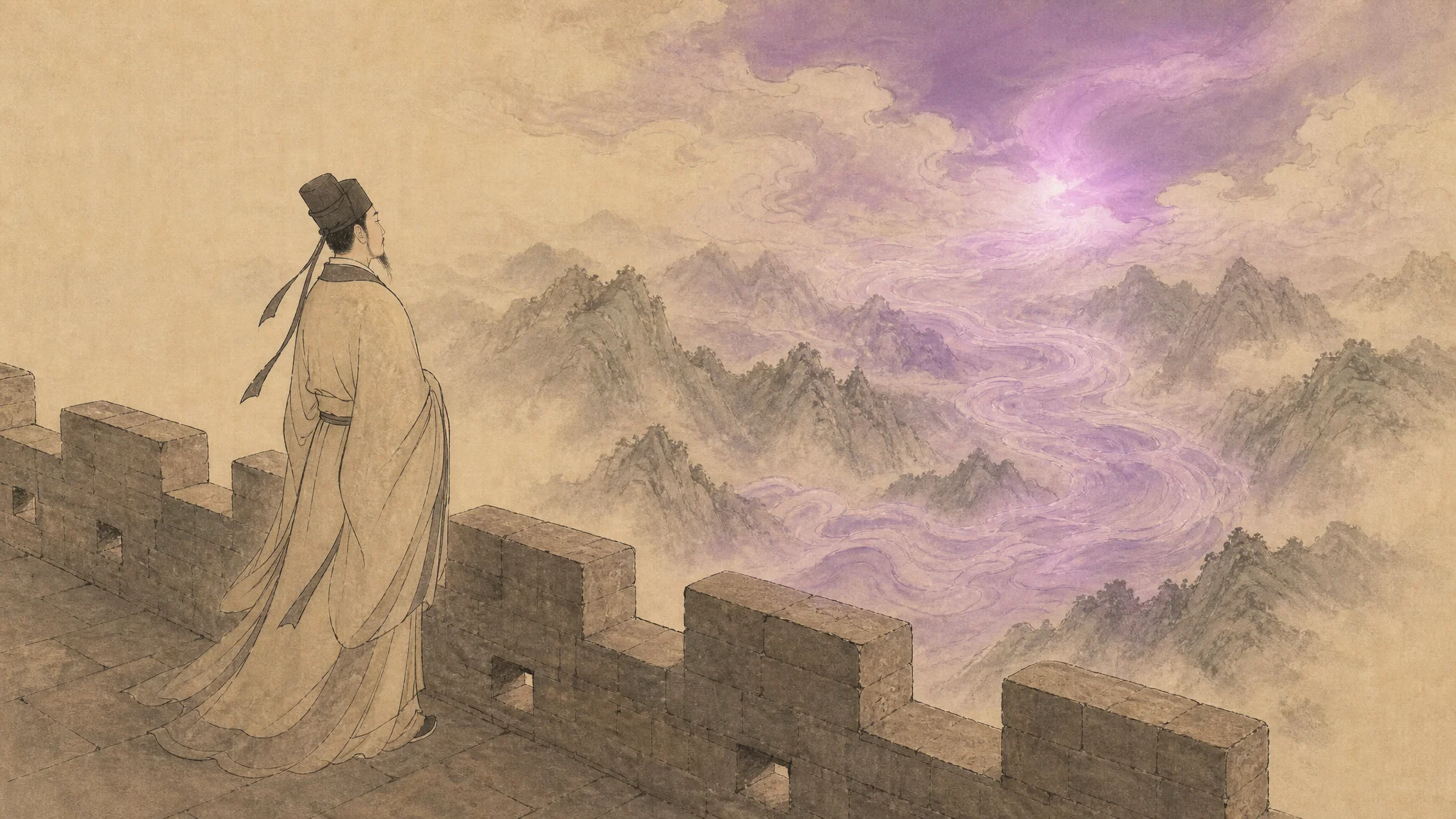 Illustration for: 东方的紫云