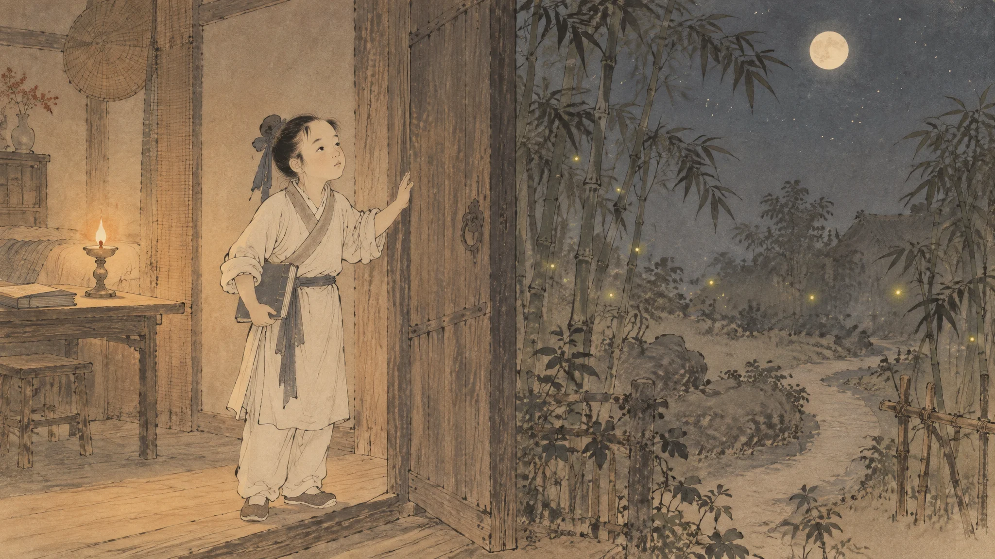 Illustration for: 门一直开着