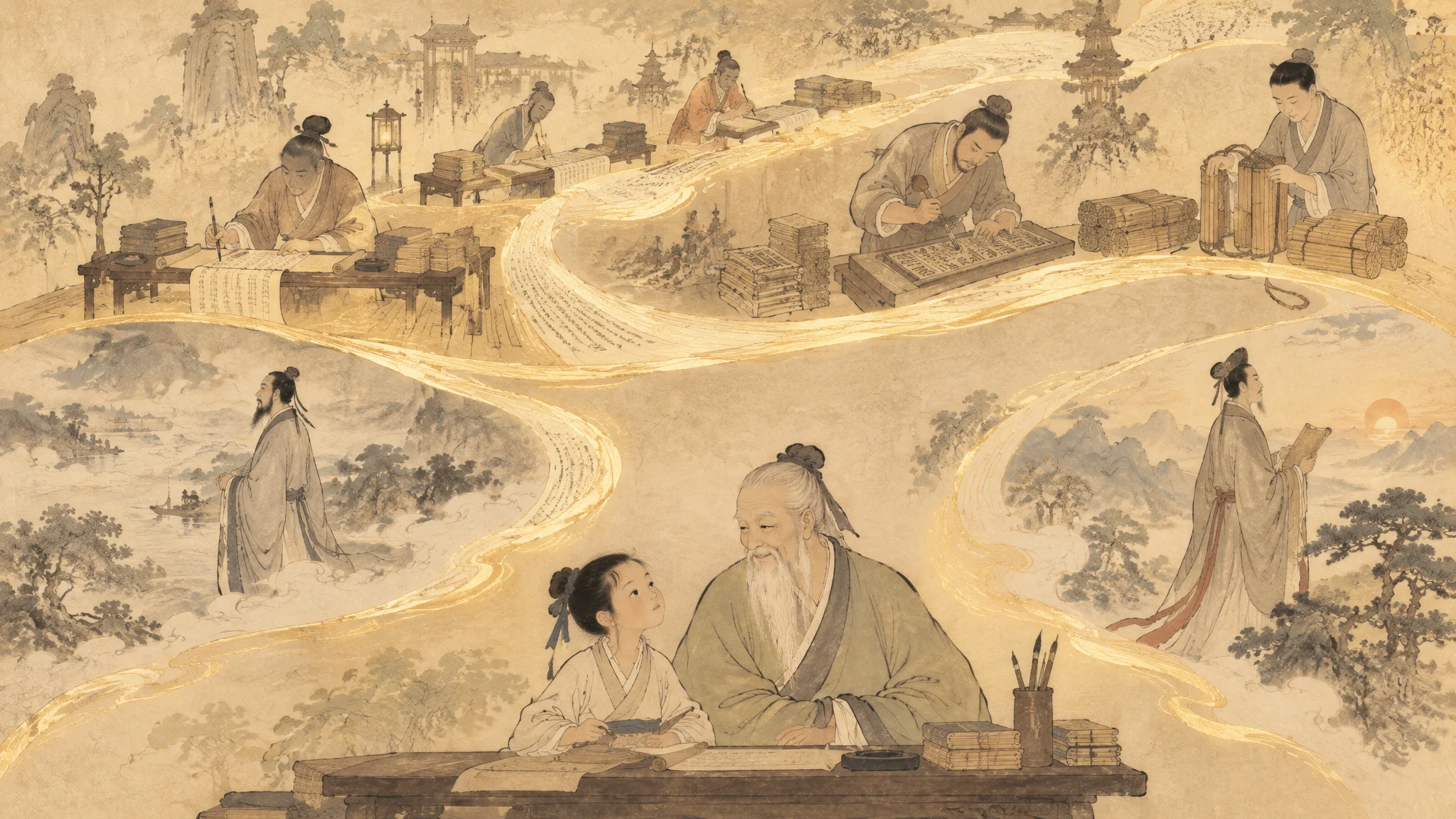 Illustration for: 走过岁月的传世本