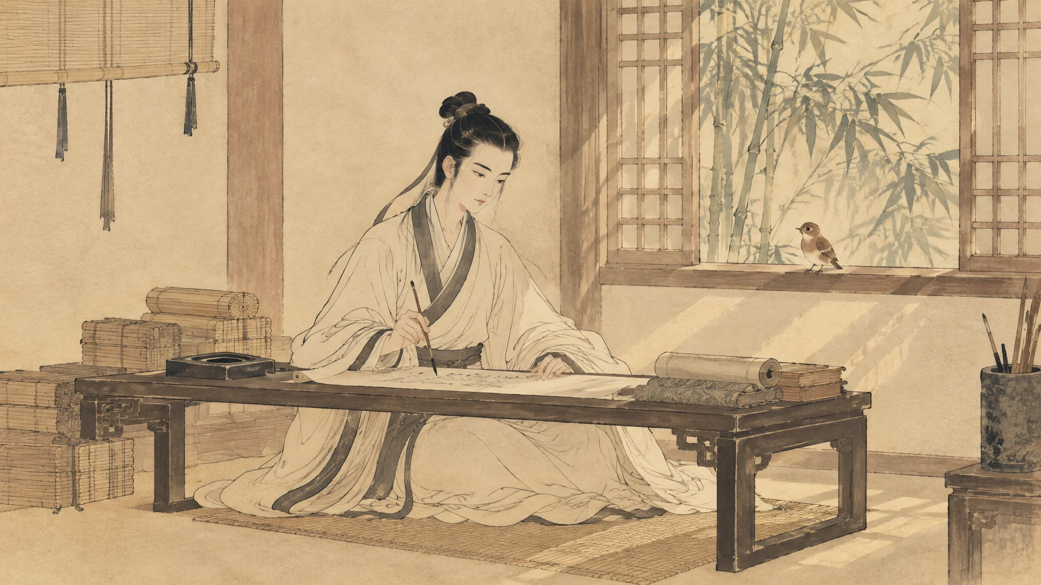 Illustration for: 年轻的王弼