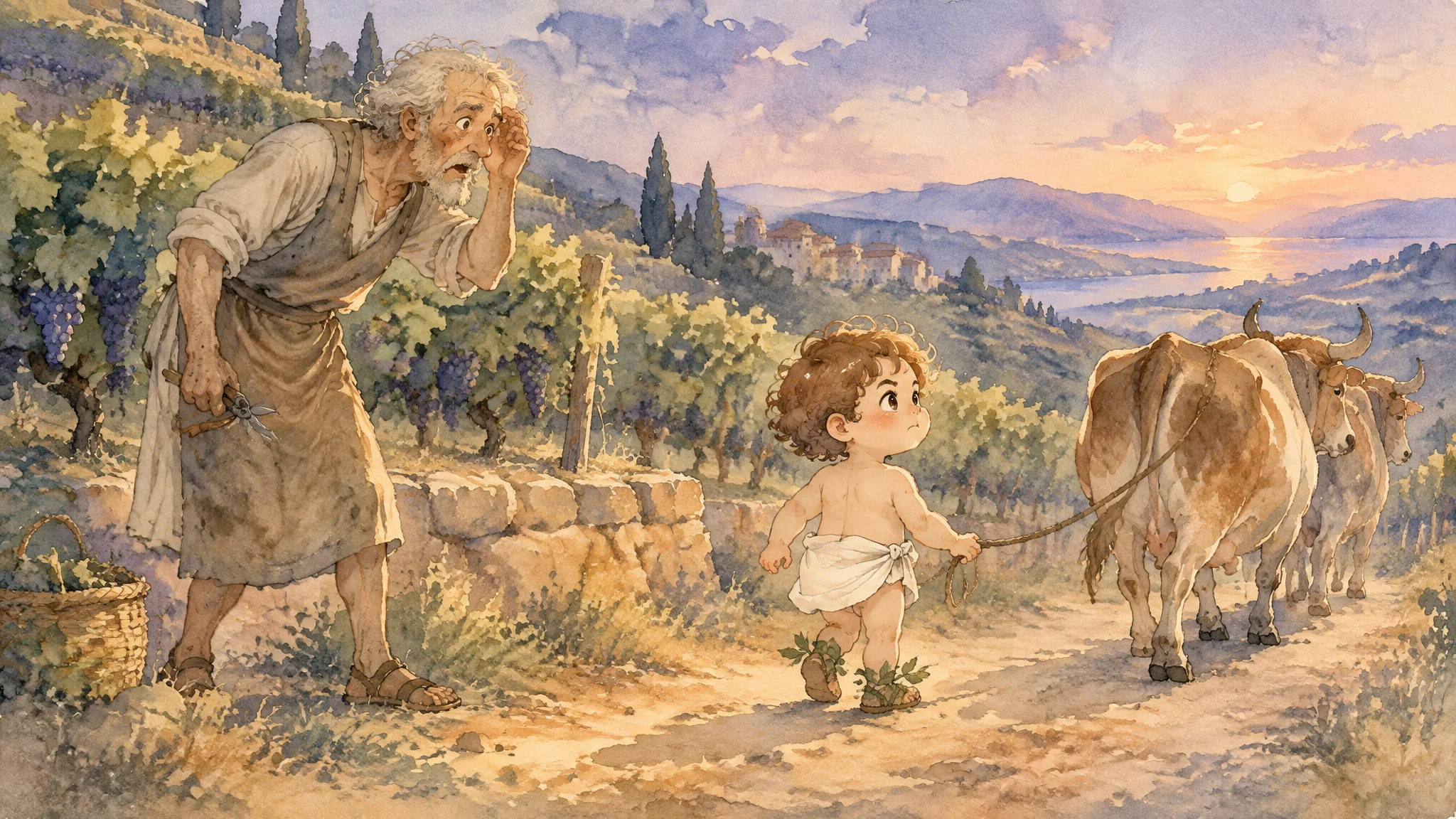 Illustration for: 葡萄园的目击者